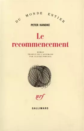 Couverture du produit · Le recommencement