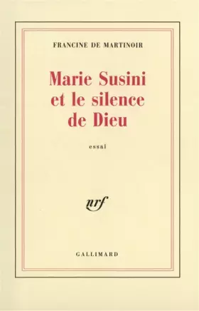 Couverture du produit · Marie Susini et le silence de Dieu