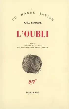Couverture du produit · L'Oubli