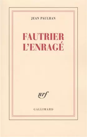 Couverture du produit · Fautrier l'enragé
