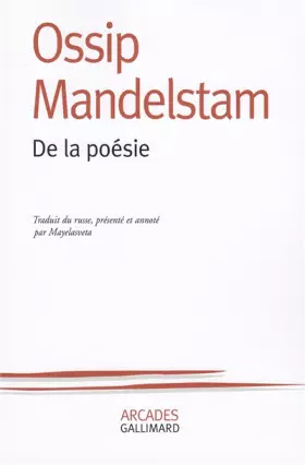 Couverture du produit · De la poésie