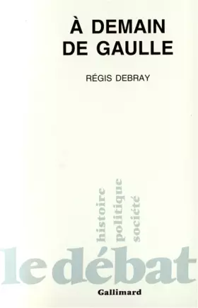 Couverture du produit · À demain de Gaulle