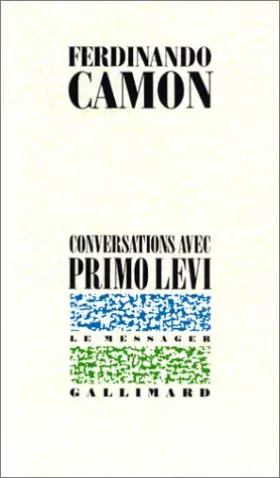Couverture du produit · Conversations avec Primo Levi