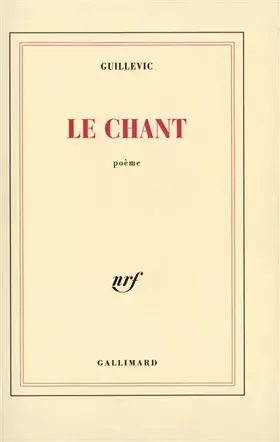 Couverture du produit · Le Chant
