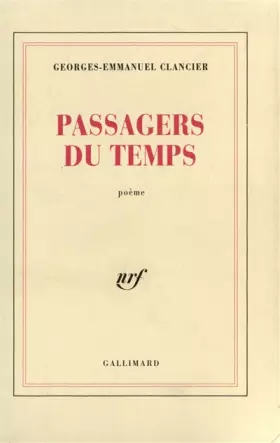 Couverture du produit · Passagers du temps