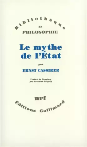Couverture du produit · Le Mythe de l'État