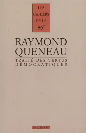 Couverture du produit · Traité de vertus démocratiques