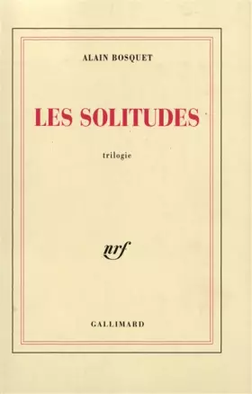 Couverture du produit · Les Solitudes