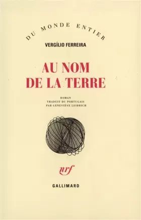 Couverture du produit · Au nom de la terre