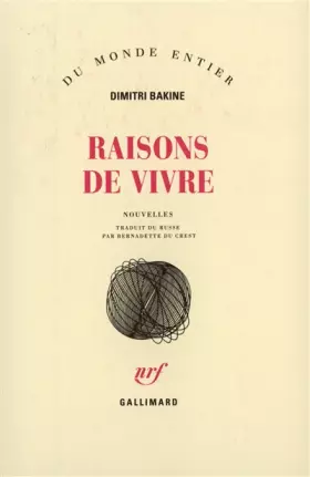 Couverture du produit · Raisons de vivre