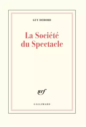 Couverture du produit · La Société du Spectacle