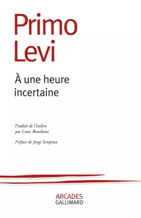 Couverture du produit · A une heure incertaine