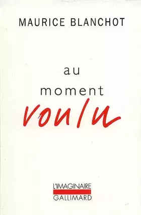 Couverture du produit · Au moment voulu