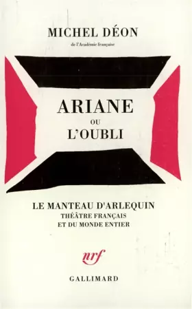 Couverture du produit · Ariane ou L'oubli