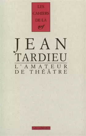 Couverture du produit · L'Amateur de théâtre