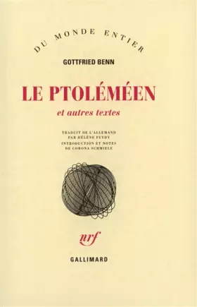 Couverture du produit · Le Ptoléméen et autres textes