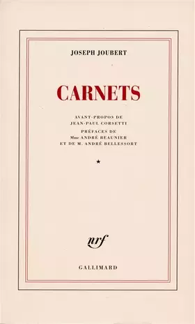 Couverture du produit · Carnets (Tome 1)