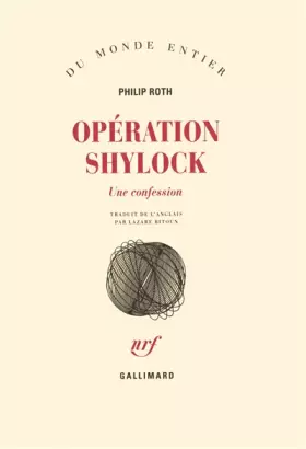 Couverture du produit · Opération Shylock : Une confession
