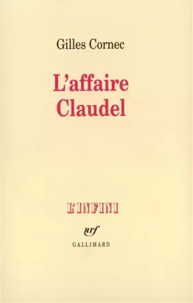 Couverture du produit · L'affaire Claudel