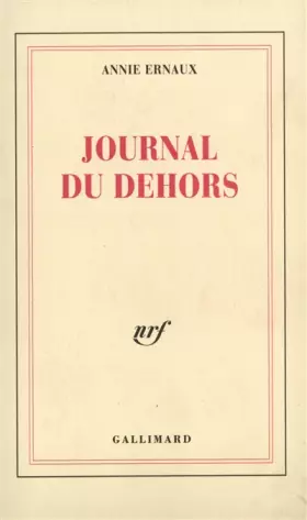 Couverture du produit · Journal du dehors