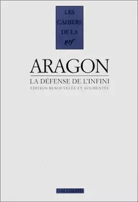 Couverture du produit · La Défense de l'infini, édition revue et augmentée