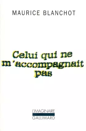 Couverture du produit · Celui qui ne m'accompagnait pas