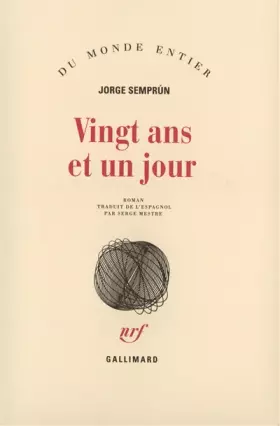 Couverture du produit · Vingt ans et un jour