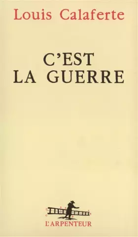 Couverture du produit · C'est la guerre