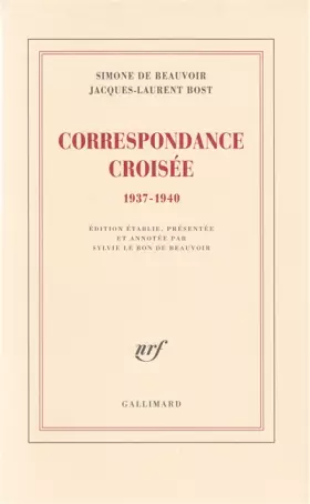 Couverture du produit · Correspondance croisée (1937-1940)