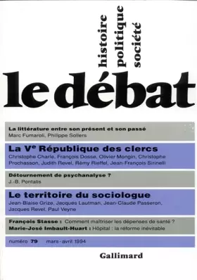 Couverture du produit · Le Débat, numéro 79