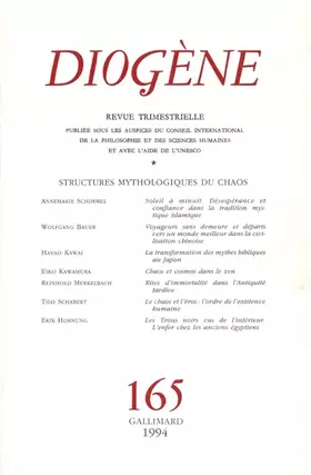 Couverture du produit · Diogène 165