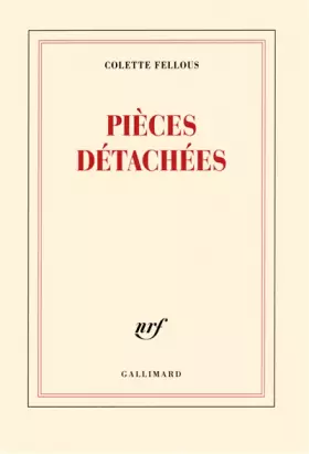 Couverture du produit · Pièces détachées