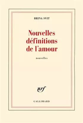 Couverture du produit · Nouvelles définitions de l'amour