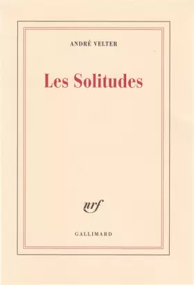 Couverture du produit · Les Solitudes