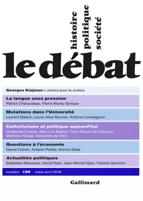 Couverture du produit · Le Débat