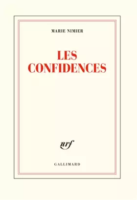 Couverture du produit · Les confidences