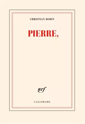 Couverture du produit · Pierre,