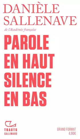 Couverture du produit · Parole en haut silence en bas
