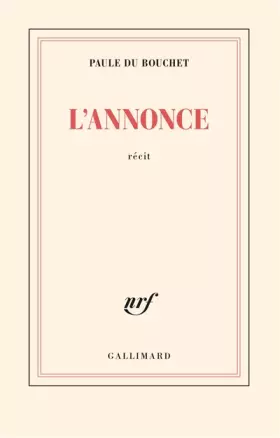 Couverture du produit · L'ANNONCE