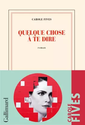 Couverture du produit · Quelque chose à te dire