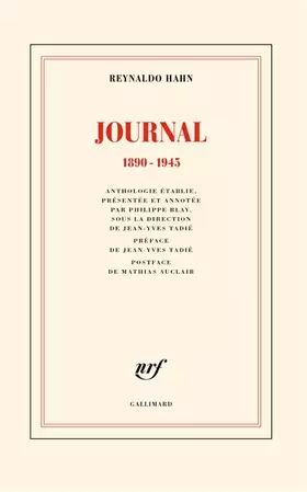 Couverture du produit · Journal: 1890 - 1945