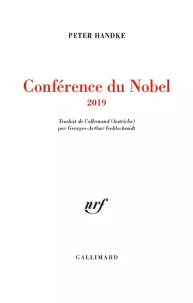 Couverture du produit · Conférence du Nobel