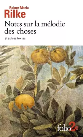 Couverture du produit · Notes sur la mélodie des choses et autres textes