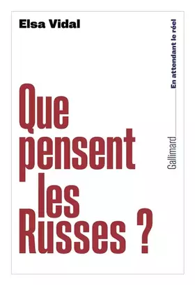 Couverture du produit · Que pensent les Russes ?