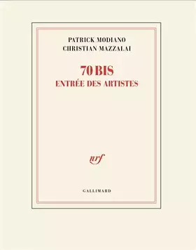 Couverture du produit · 70 bis, entrée des artistes