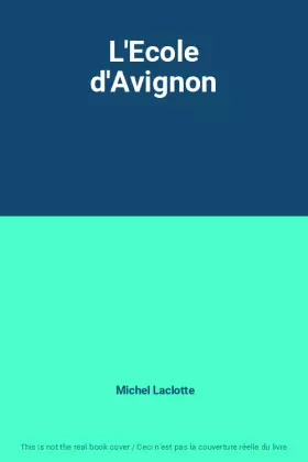 Couverture du produit · L'Ecole d'Avignon