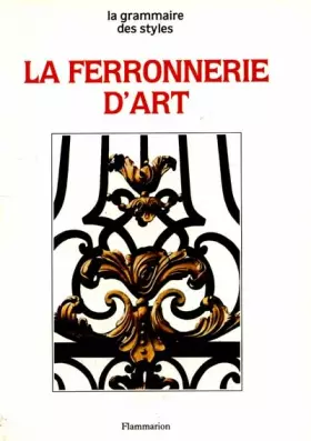 Couverture du produit · La Ferronnerie d' art