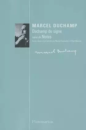 Couverture du produit · Duchamp du signe: Suivi de Notes