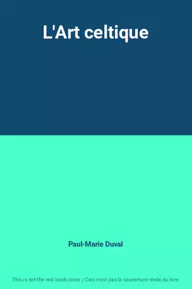 Couverture du produit · L'Art celtique