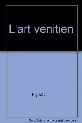 Couverture du produit · L'Art vénitien